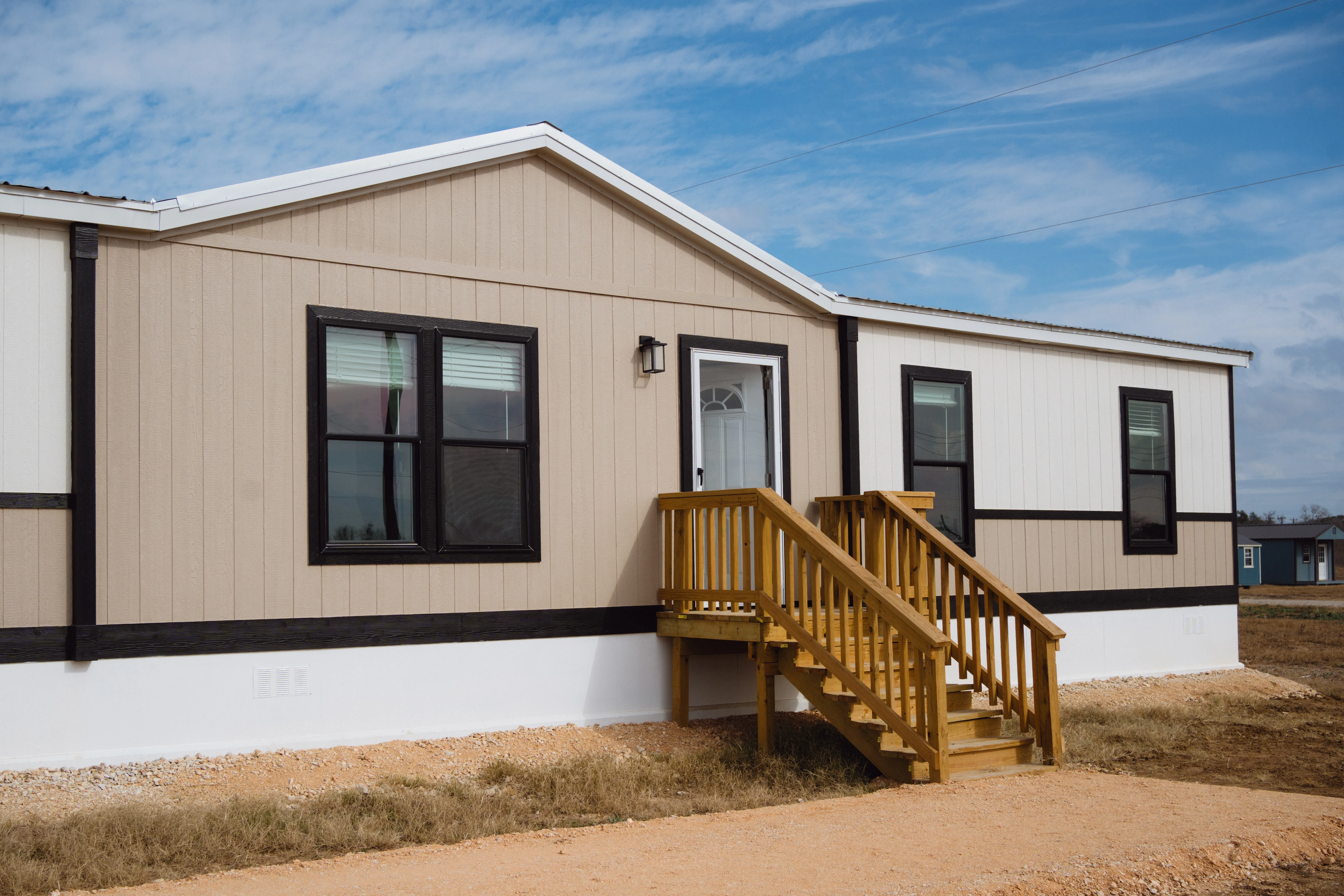 marathon homes direct feature skirting and custom decking in odessa tx